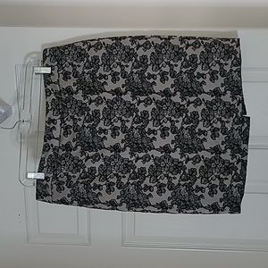 Ann Taylor Brocade Skirt 14P